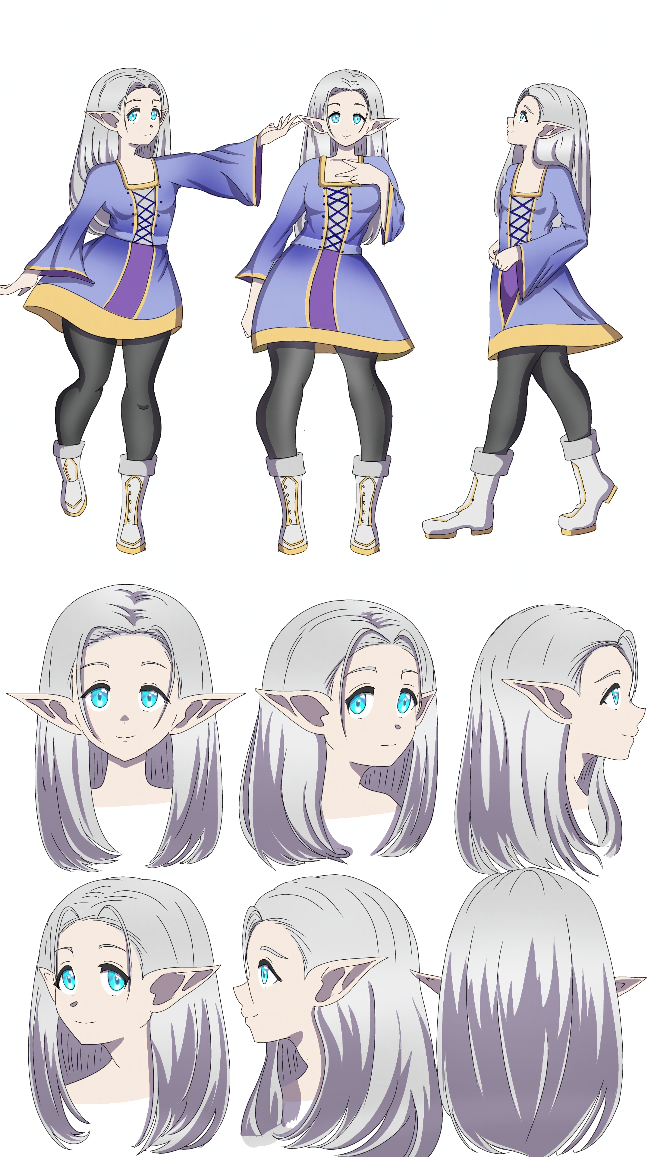 Silver elf - Full deign sheet